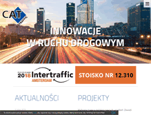 Tablet Screenshot of cat-traffic.pl